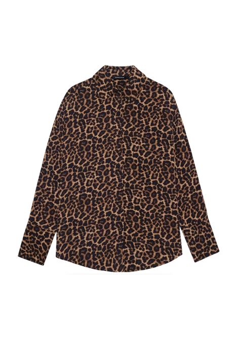 camicia bridget donna marrone ANINE BING | A-07-11162MTL59